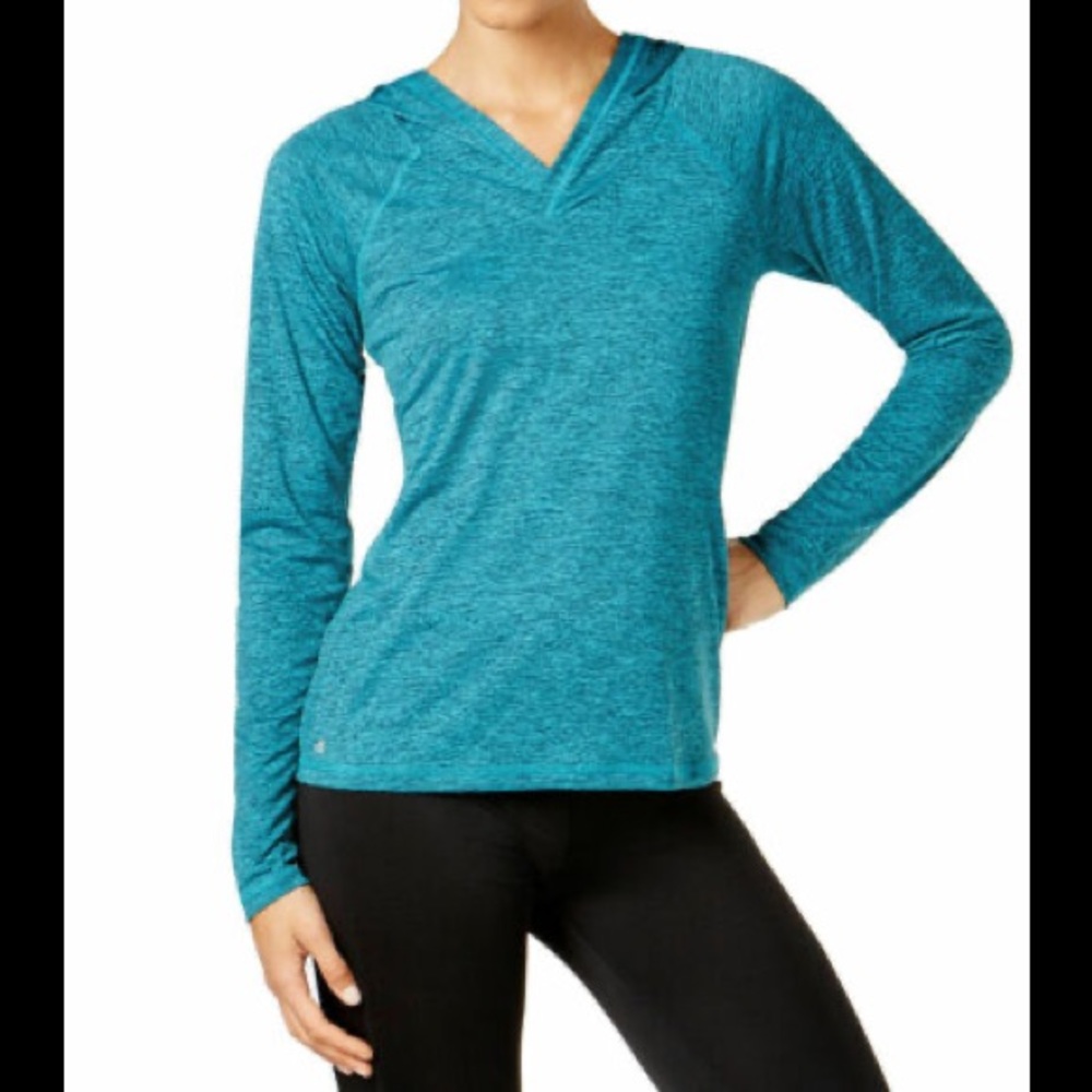 NWOT IDEOLOGY Women Teal Active Performance top Size XS